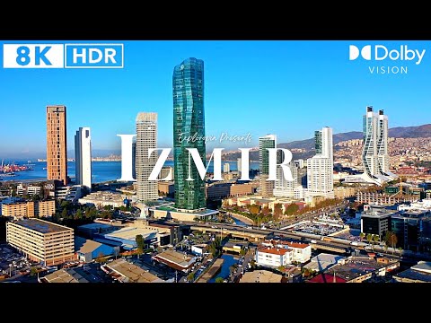 Izmir, Türkiye 🇹🇷 in 8K ULTRA HD HDR 60 FPS Video by Drone