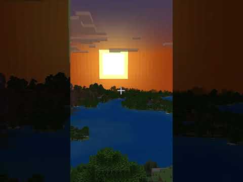 Parents be like what's this stupid game?  #minecraft #shorts #sunset