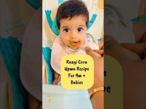 Raagi - Corn Upma Recipe ! Baby Food Recipes !