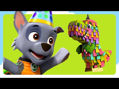 Pups Save a Dino Birthday | PAW Patrol | Cartoons for Kids