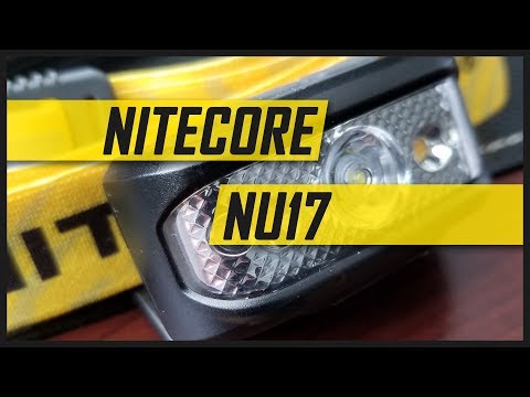 (Discontinued) NITECORE NU17 Ultra Mini Rechargeable Headlamp - White/High CRI/Red Outputs