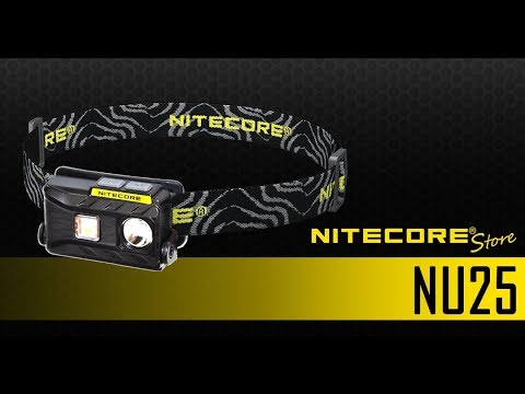 (Discontinued) NITECORE NU25 360 Lumen Triple Output - White, Red, High CRI - Lightweight Headlamp