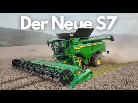 I drive the new John Deere S7!