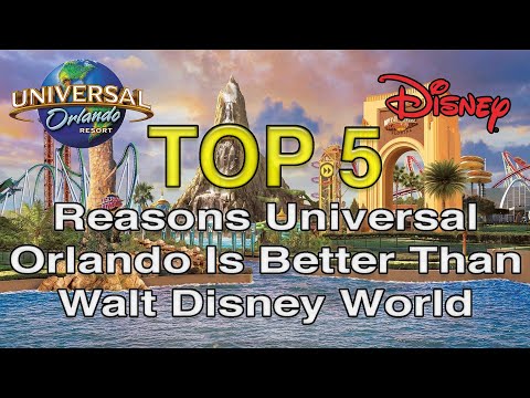 Top 5 Reasons Universal Orlando Is Better Than Disney