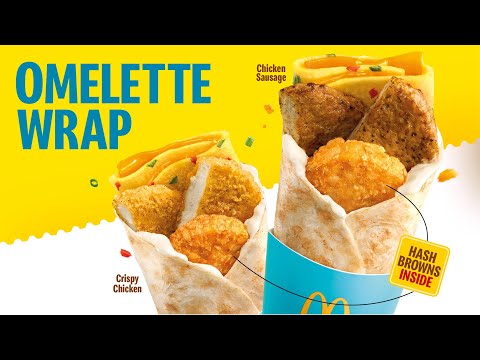 McDonald’s Omelette Wrap with Hash Browns