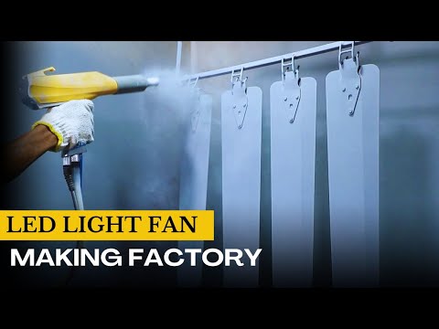 Unseen Manufacturing of LED Lights Fan | How Led Light Fan is Made Inside The Factory