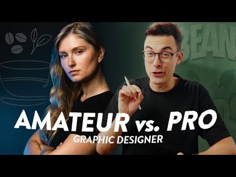 AMATEUR vs. PRO GRAPHIC DESIGNER: Logo Edition