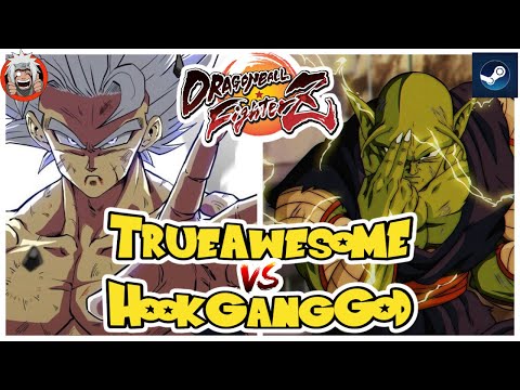 DBFZ TrueAwesome vs HookGangGod (GokuUI, GokuSSJ, Goku) vs (VegetaSSJ, Baby2, Piccolo) 1.38