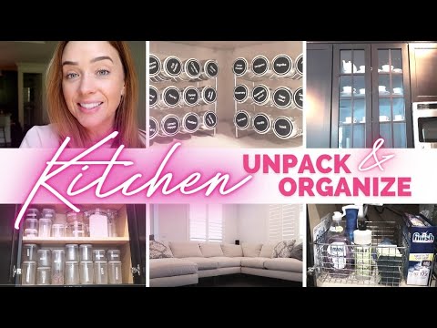 Unpacking & Organizing My New Kitchen