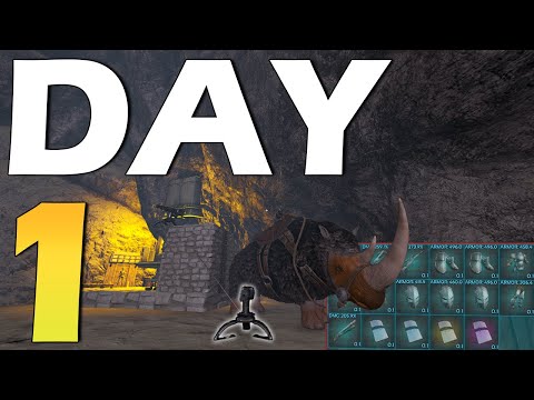 DUO Claiming Oil Cave Day 1 On A Fresh Wipe! | Ark PvP