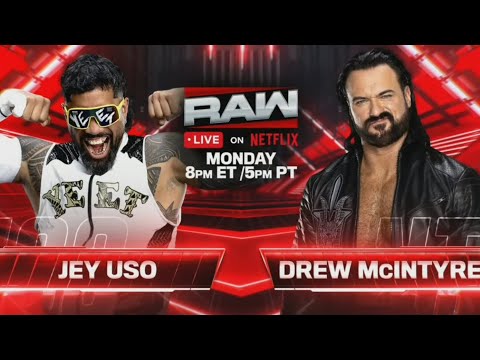 Jey Uso vs Drew McIntyre (2/2): Raw, Jan. 6, 2025