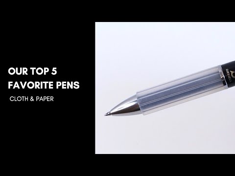 5 of Pens You Need for your Planner and Note-taking NOW  | Cloth & Paper