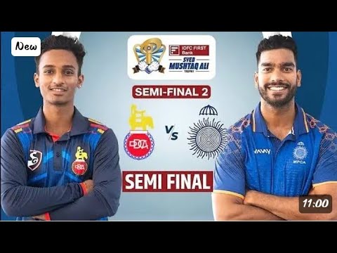 Syed Mushtaq Ali Trophy 2024 Semi Final | Delhi vs Madhya Pradesh Full Match Highlights | SMAT 2024