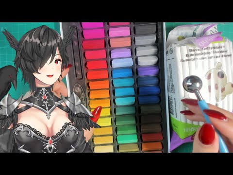 Vtuber Tries Polymer Clay Sculpting - HANDCAM