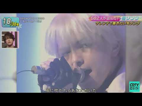 winter fall / snow drop  Live 'TVcut'  -  L'Arc~en~Ciel