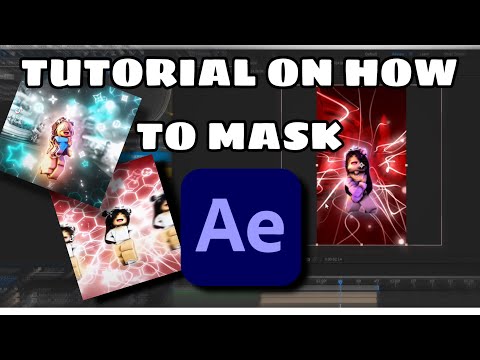 how to mask in after effects *TUTORIAL*