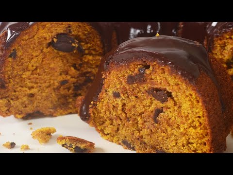 Pumpkin Cake Recipe Demonstration - Joyofbaking.com