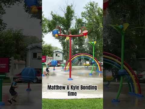 Kyle & Matthew Bonding time at water park #friendsbonding #kyle #matthew #july2024  #shorts