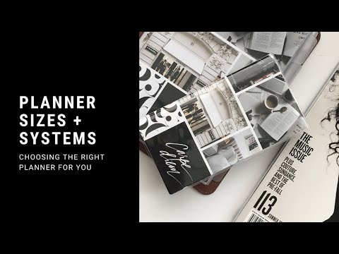 PLANNER SIZES AND SYSTEMS | What size planner and inserts should you use? | Cloth & Paper