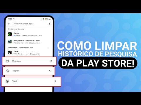 COMO LIMPAR O HISTÓRICO DE PESQUISA DA PLAY STORE