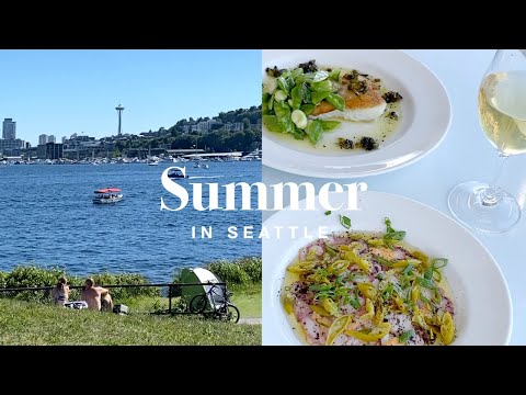 Seattle VLOGㅣSummer Picnic at Gas Works Park 💙 iHerb Unboxing, TJ Kale Pesto Sandwich + more