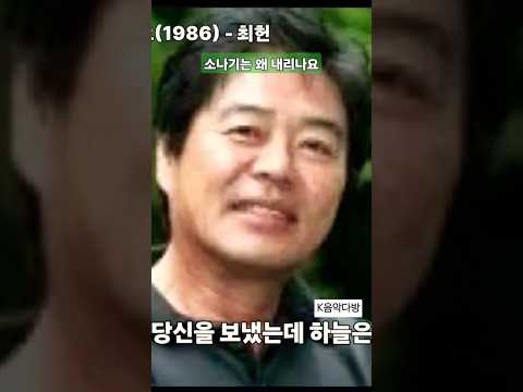 소나기는 왜 내리나요(1986) - 최헌 #k_pop #최헌 #소나기는왜내리나요