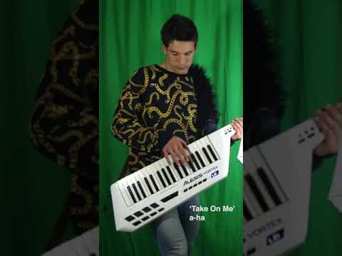 Keytar😂 'Take On Me' by a-ha #shorts #keytarsolo