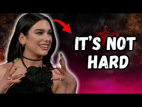 Dua Lipa Shares Songwriting Tips For 8 Minutes Straight!