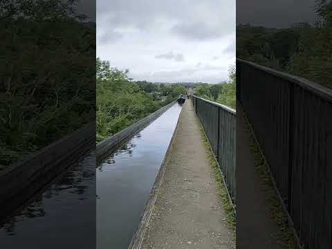 We Walked across Pontcysyllte aqueduct