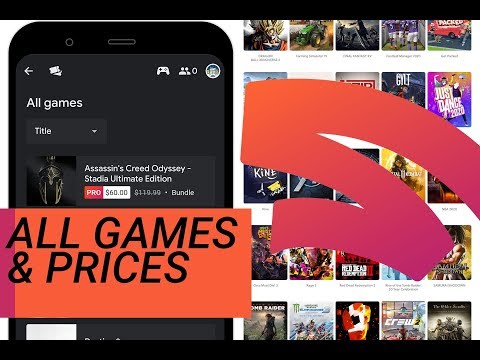 Full List of Google Stadia Games, Prices, & Deals November 2019 (US) - Stadia Launch