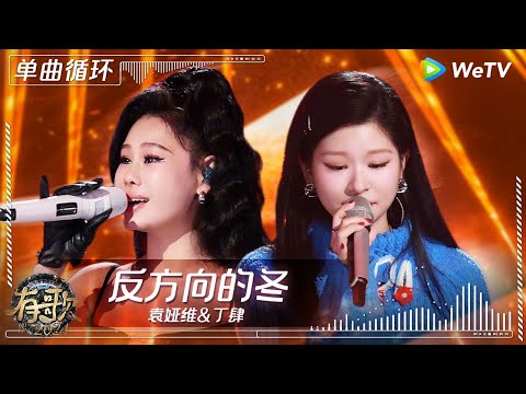 【1小时单曲循环】袁娅维&丁肆《反方向的冬》| #有歌2024 EP9 #hitsong2024 | WeTV综艺音乐