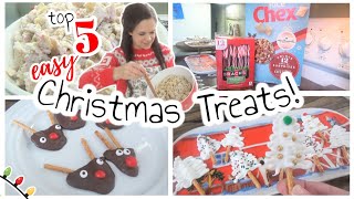 5 of The Absolute EASIEST Christmas Treats to make this year! 🎄