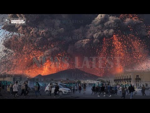 Horrible Today: Yellowstone Volcano Erupts With Deadly Force! Sky Filled with Lava and Volcanic Ash.