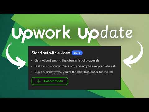 Upwork's NEW FEATURE helps you stand out 💥 (when it works 😅)