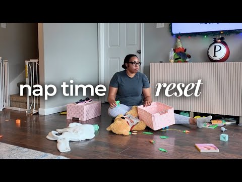 Nap Time Reset: Cleaning for a Clutter-Free Home & Mind | vlogmas day 10