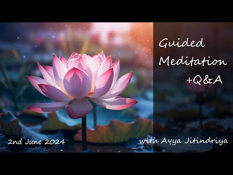 Guided Meditation + Q&A with Ayya Jitindriya ~ Sunday 2nd June @ 7am AEST