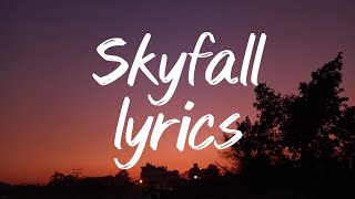 Skyfall lyrics