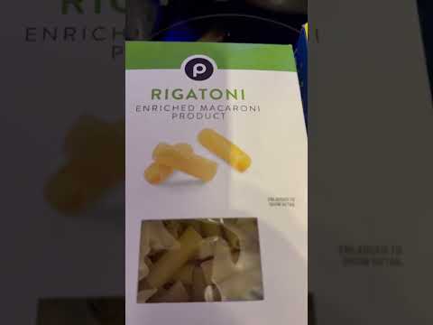 Rigatoni or small rigatoni ?????