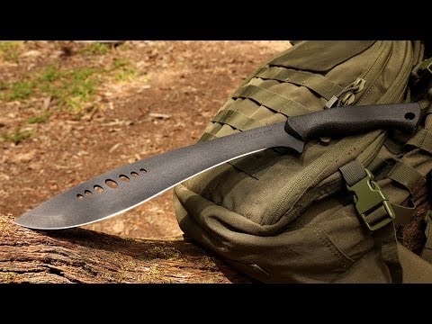 NEW! Schrade SCHKM1 Large Full Tang Kukri Machete - Best Large Kukri Machete