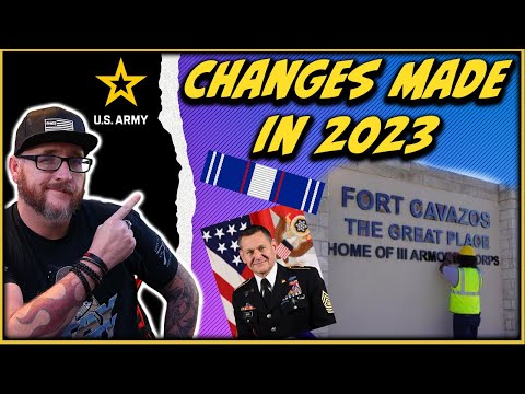 What the Army changed in 2023