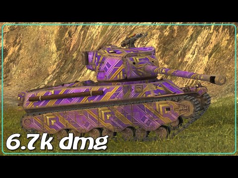 M6A2E1 EXP • 7 frags • 6.7k dmg • WoT Blitz