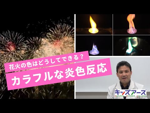 【自由研究】炎色反応の実験～花火の色を研究しよう～