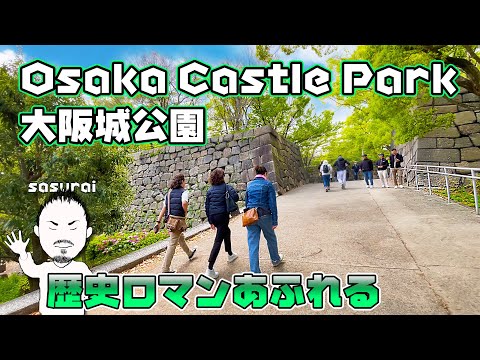 【 大阪城公園 】都会のオアシスに戦国時代を終わらせた豊臣秀吉を偲ぶ Osaka Castle Park