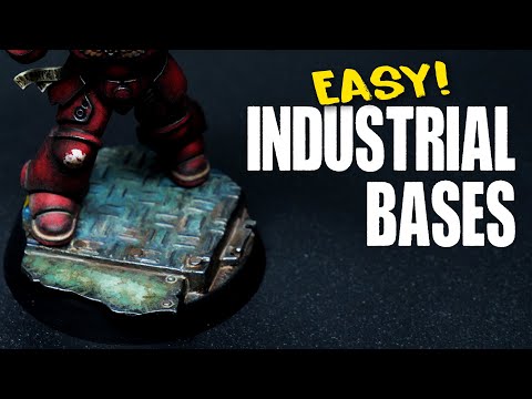 EASY but AWESOME industrial bases for your WARHAMMER minis #shorts