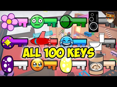 [ALL] How to get ALL 100 KEYS in Find the Keys | Roblox