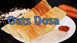 How to make oats Dosa | oatd dosa in telugu | instant Oats Dosa | crispy oats Dosa recipe