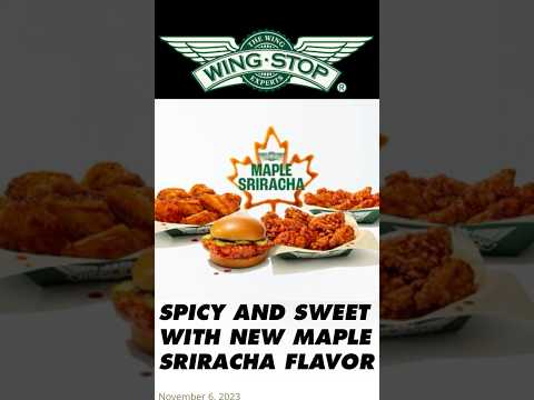 Wingstop New MAPLE SRIRACHA Flavor Review! (Chicken Sandwich) #Shorts