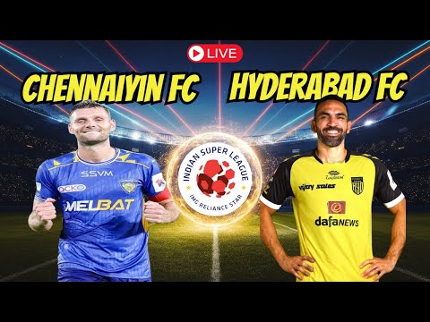 🔴LIVE - Chennaiyin FC VS Hyderabad FC | ISL 2024-25 | Watch Along & eFootball