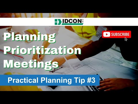 Planning Prioritization Meetings: Practical Planning Tip #3