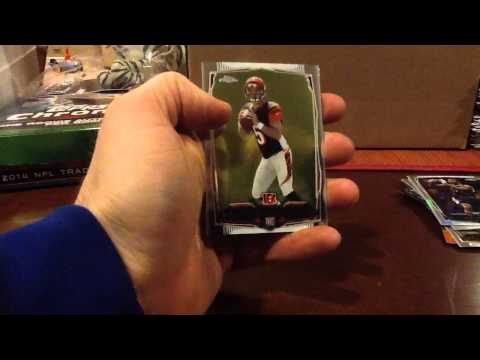 2014 Topps Chrome Football Box Breakfast